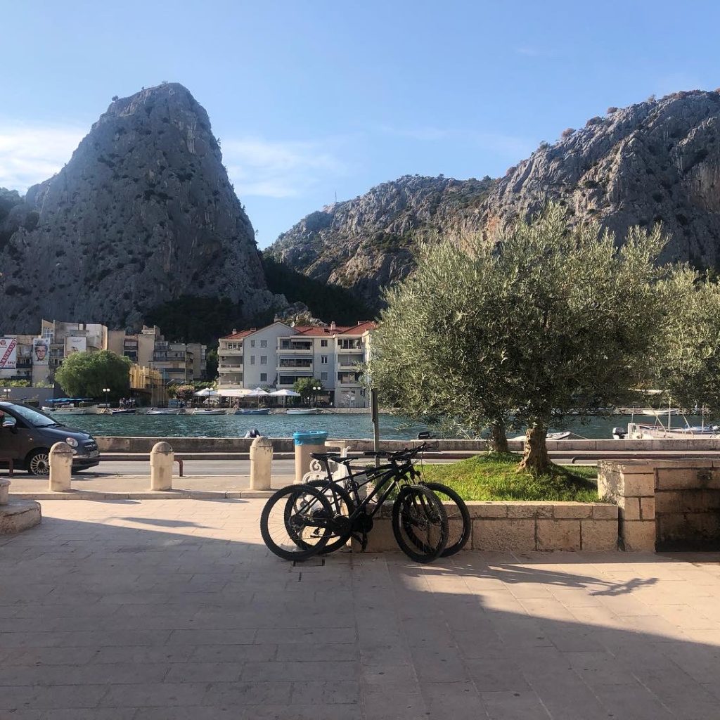 Main Square in Omiš Old Town