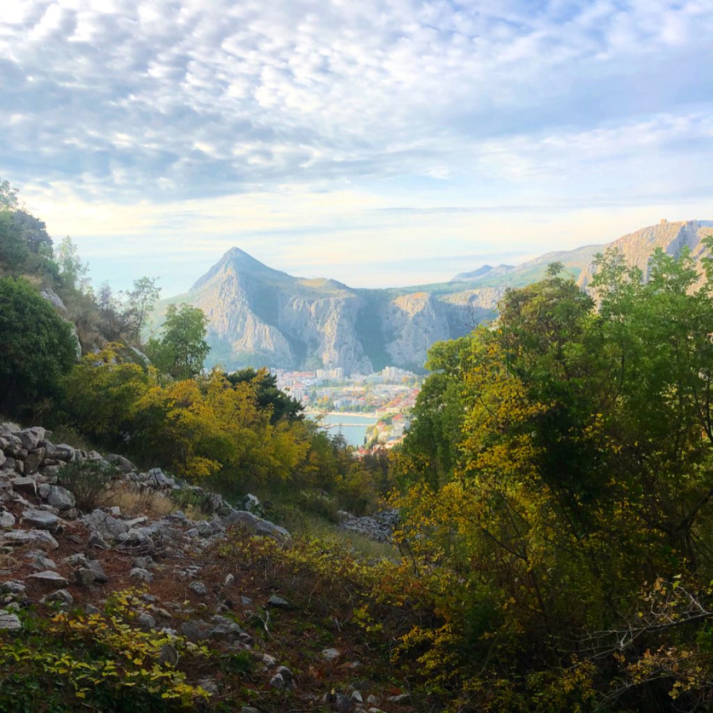 Omiš Mountains In a Distance
