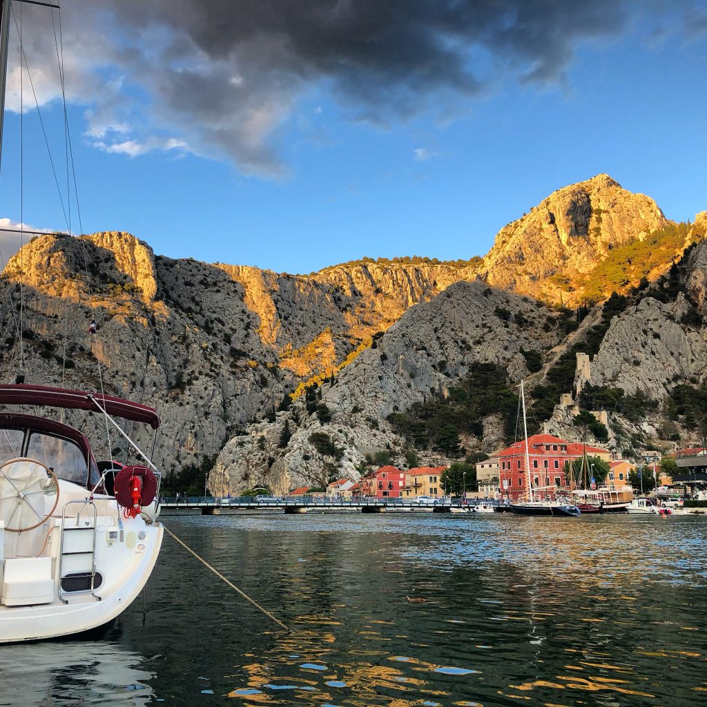 Omiš Sunset from Stand position